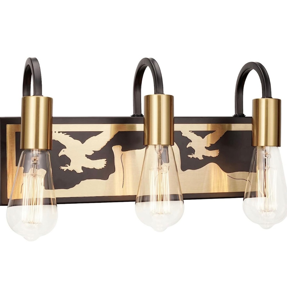 COPY - Darkaway Wall Sconces Farmhouse Bathroom Light Fixtures, Black and Gold …